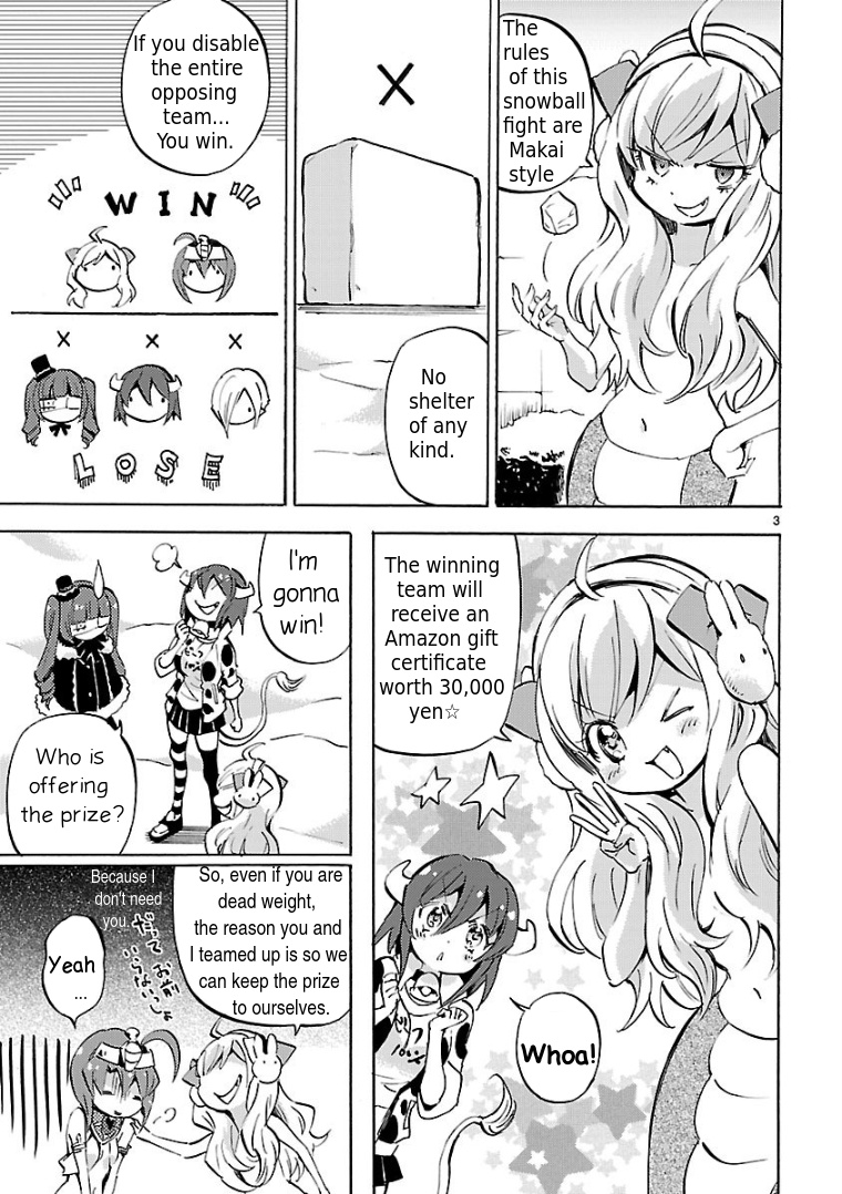 Jashin-Chan Dropkick - Vol.10 Chapter 113: Makai Style Snowball Fight