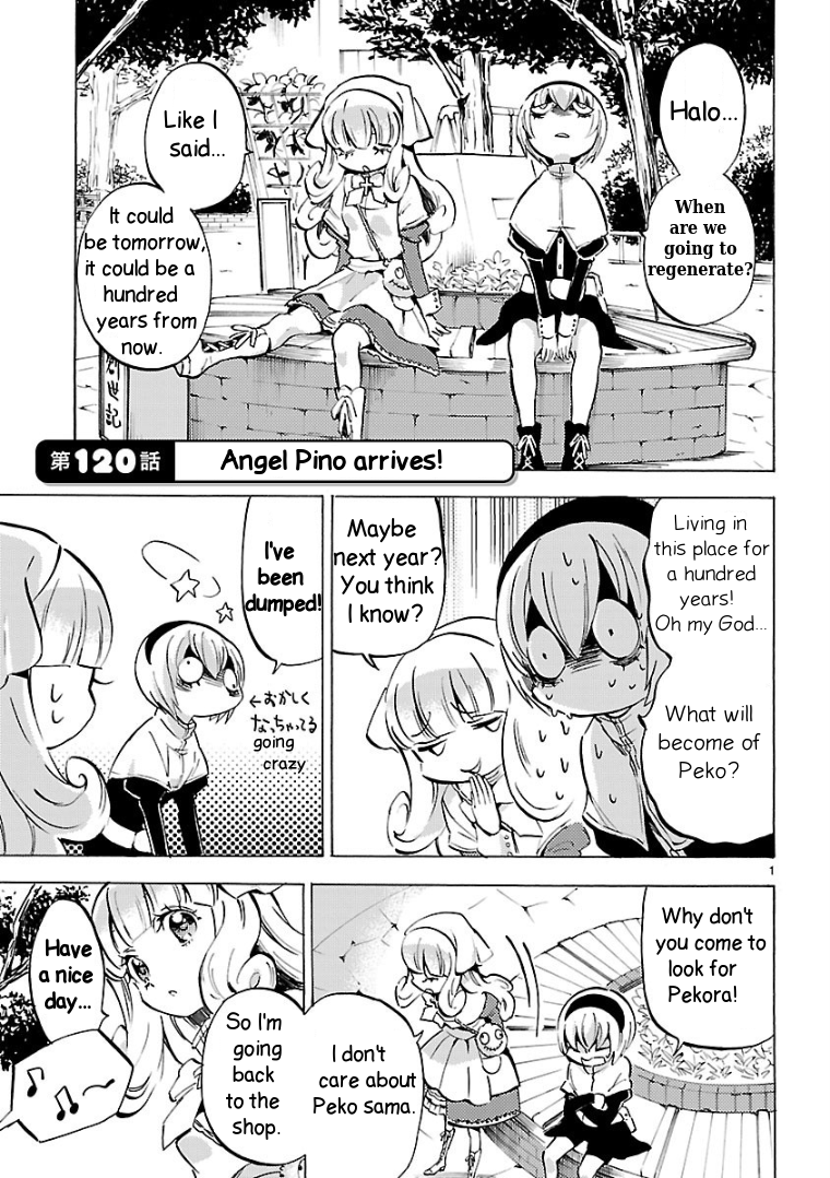 Jashin-Chan Dropkick - Vol.10 Chapter 120: Angel Pino Arrives!