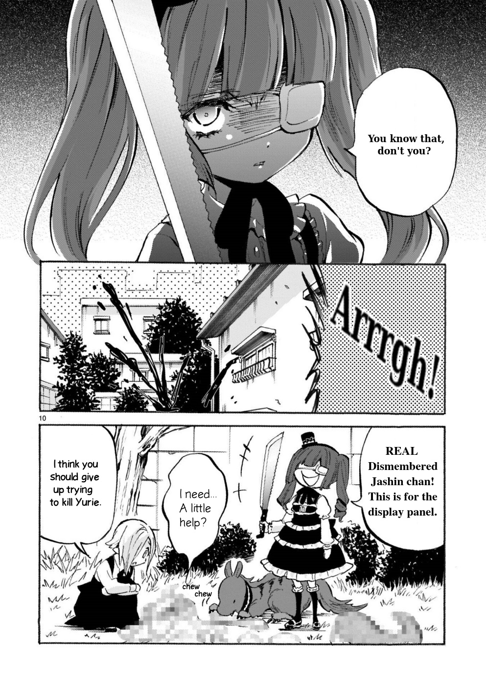 Jashin-Chan Dropkick - Vol.14 Chapter 160: Persimmon Sweatshirt