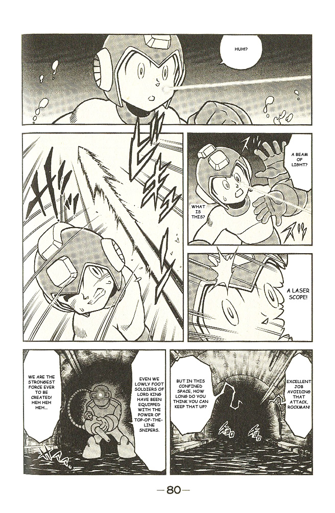 Mega Man & Bass - Vol.1 Chapter 2: The Strength Of King!! Blues Cleaved In Half!?