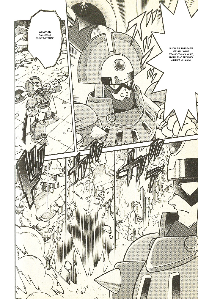 Mega Man & Bass - Vol.1 Chapter 2: The Strength Of King!! Blues Cleaved In Half!?