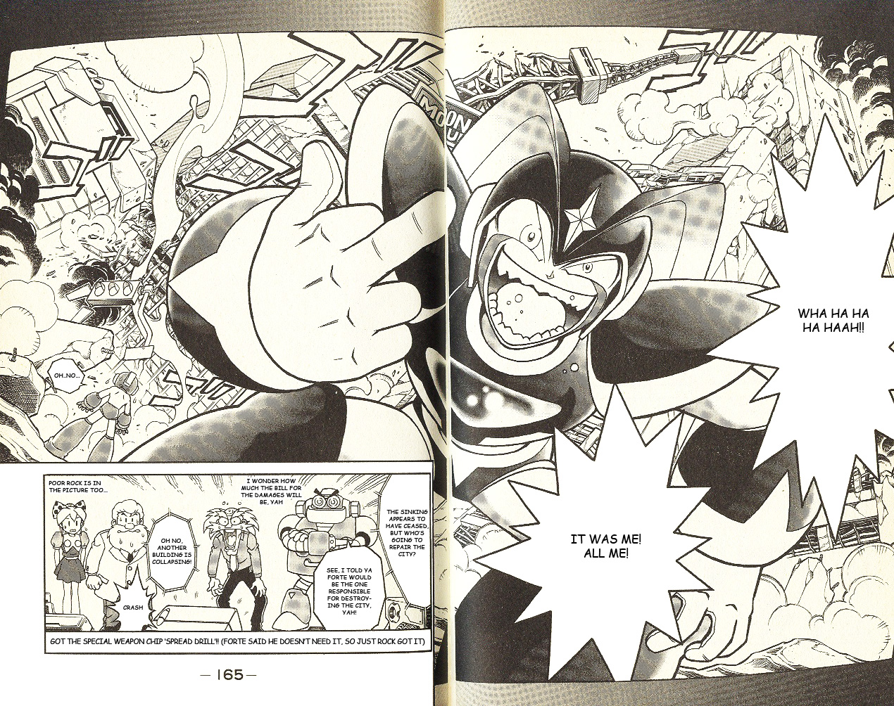 Mega Man & Bass - Vol.1 Chapter 4: Forte's Violent Rage!? The City Annihilated!?