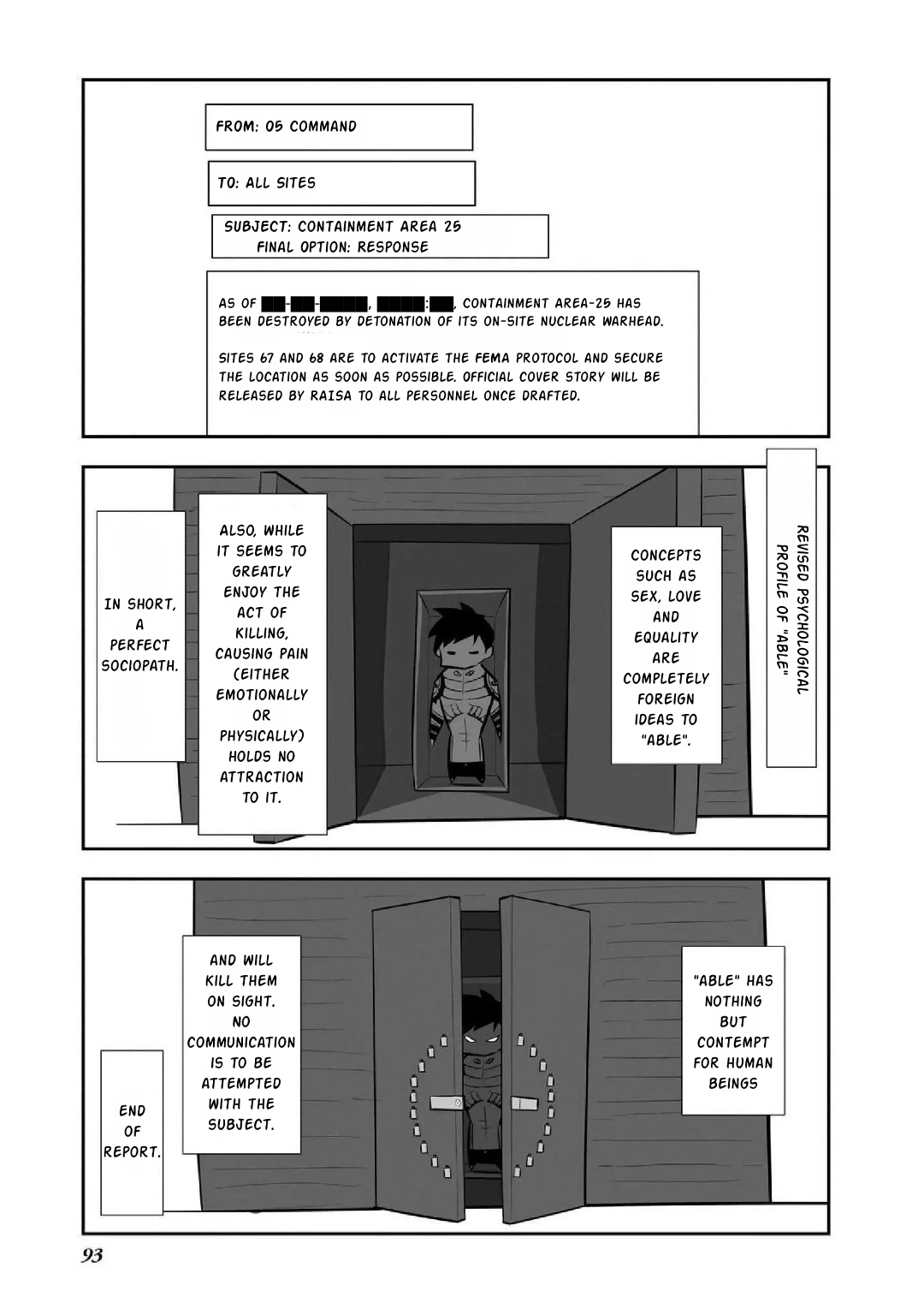 Scp Comic Anthology - Kai - Vol.1 Chapter 7: Scp-076 - Mtf Omega-7 Incident Log (松(A・Typecorp.))