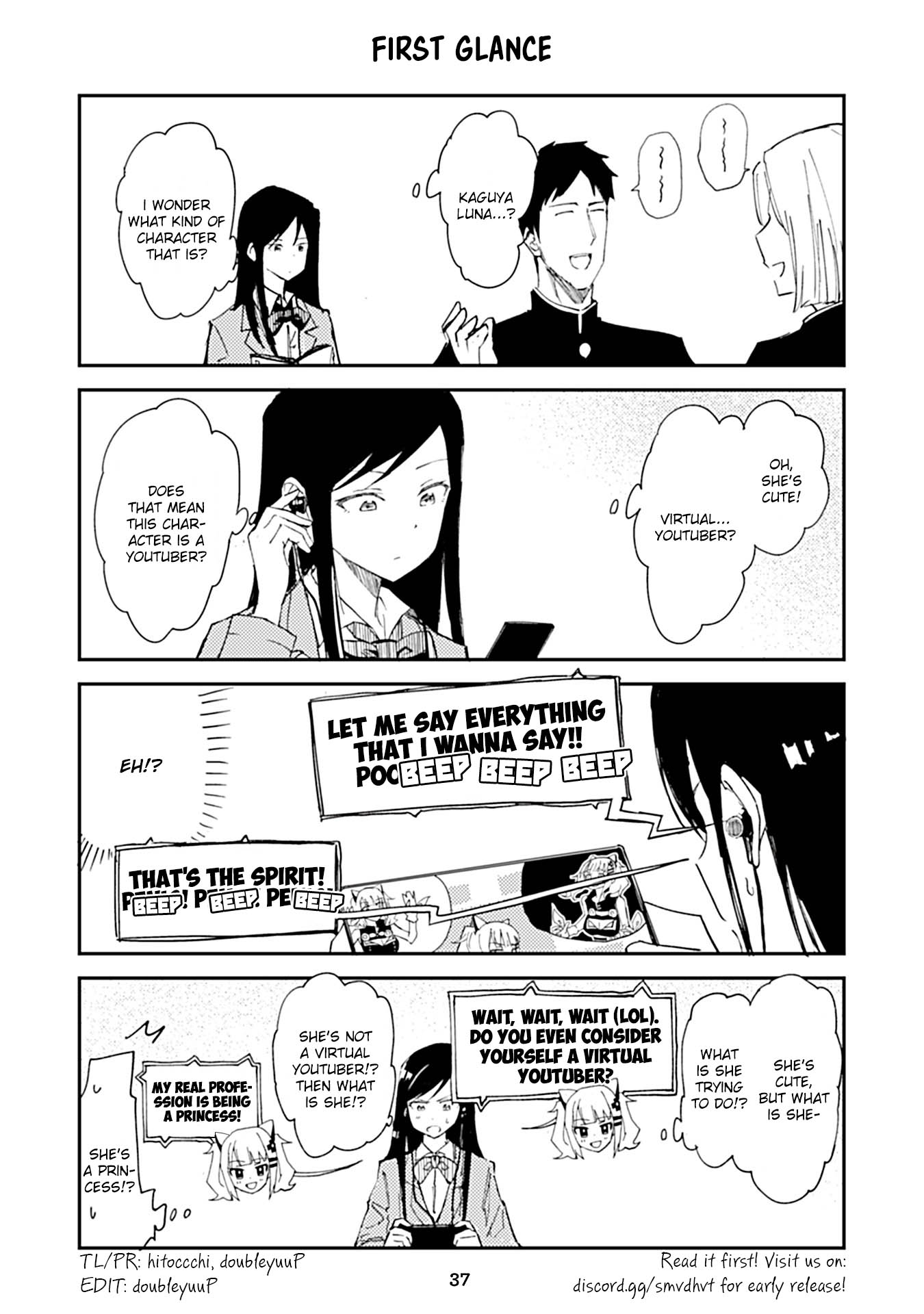 Kaguya Luna Gachi-Zei No Nichijyo - Vol.1 Chapter 30: First Glance