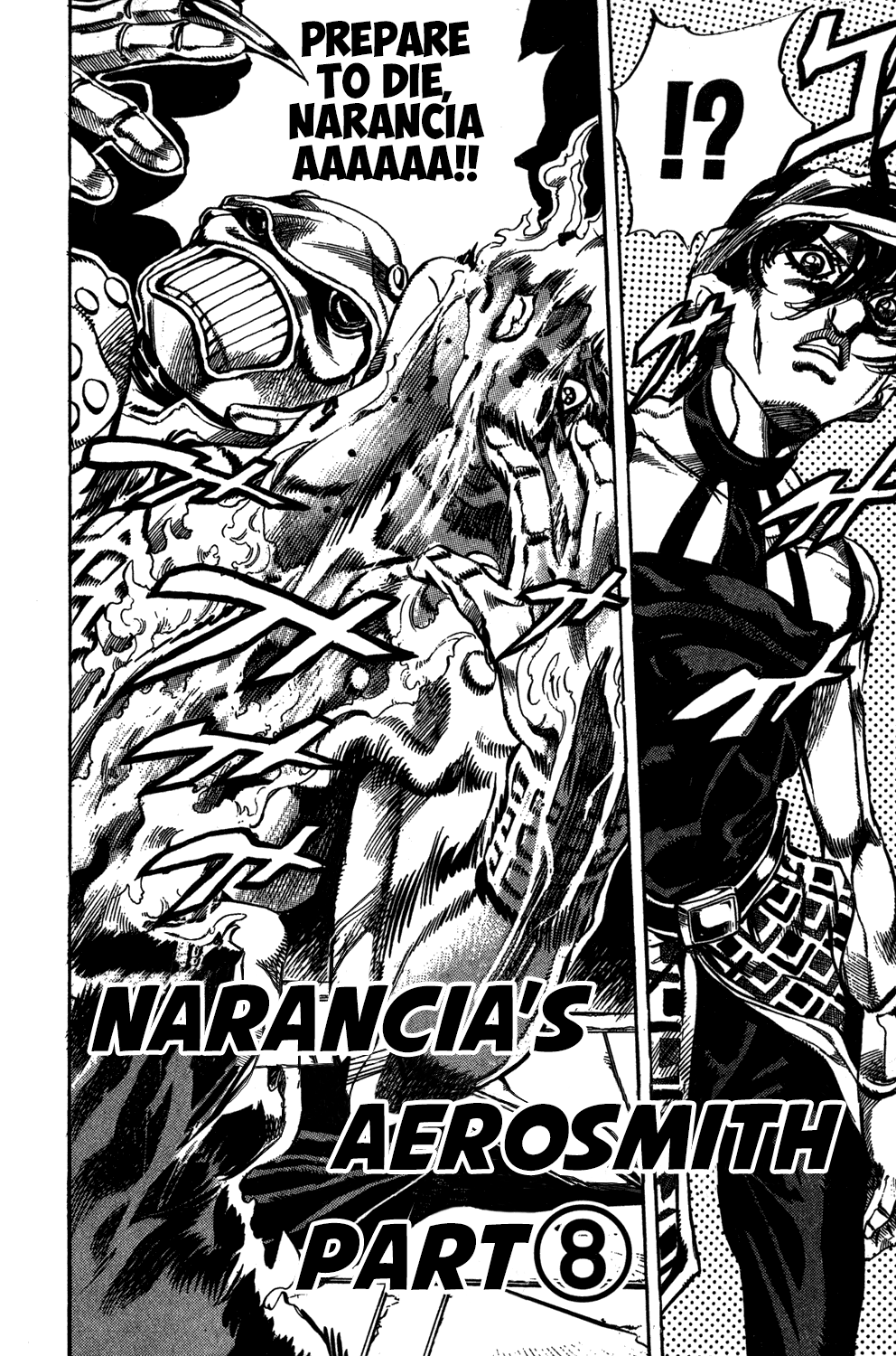 Jojo's Bizarre Adventure Part 5 - Vento Aureo - Vol.5 Chapter 38: Narancia's Aerosmith Part 8