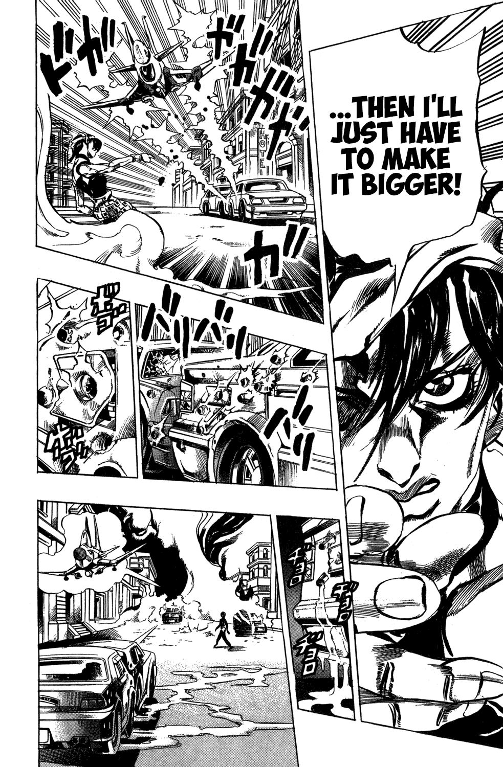 Jojo's Bizarre Adventure Part 5 - Vento Aureo - Vol.5 Chapter 38: Narancia's Aerosmith Part 8