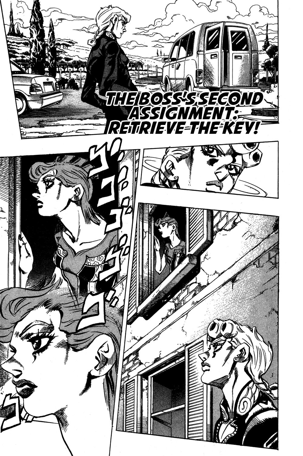 Jojo's Bizarre Adventure Part 5 - Vento Aureo - Vol.5 Chapter 39: Second Order From The Boss: Retrieve The Key!