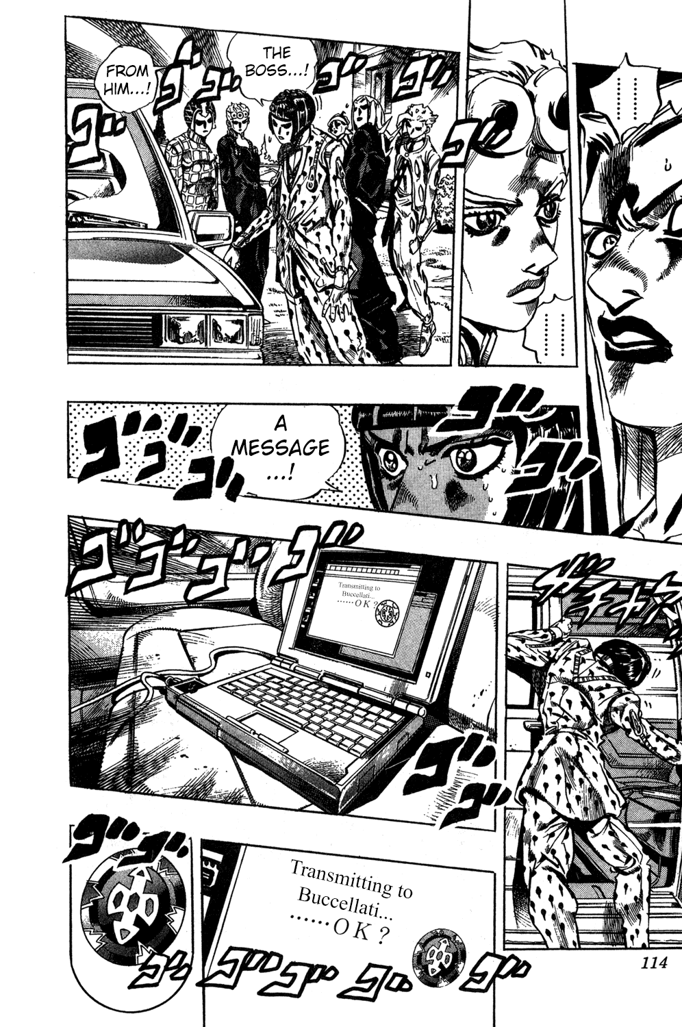 Jojo's Bizarre Adventure Part 5 - Vento Aureo - Vol.5 Chapter 39: Second Order From The Boss: Retrieve The Key!