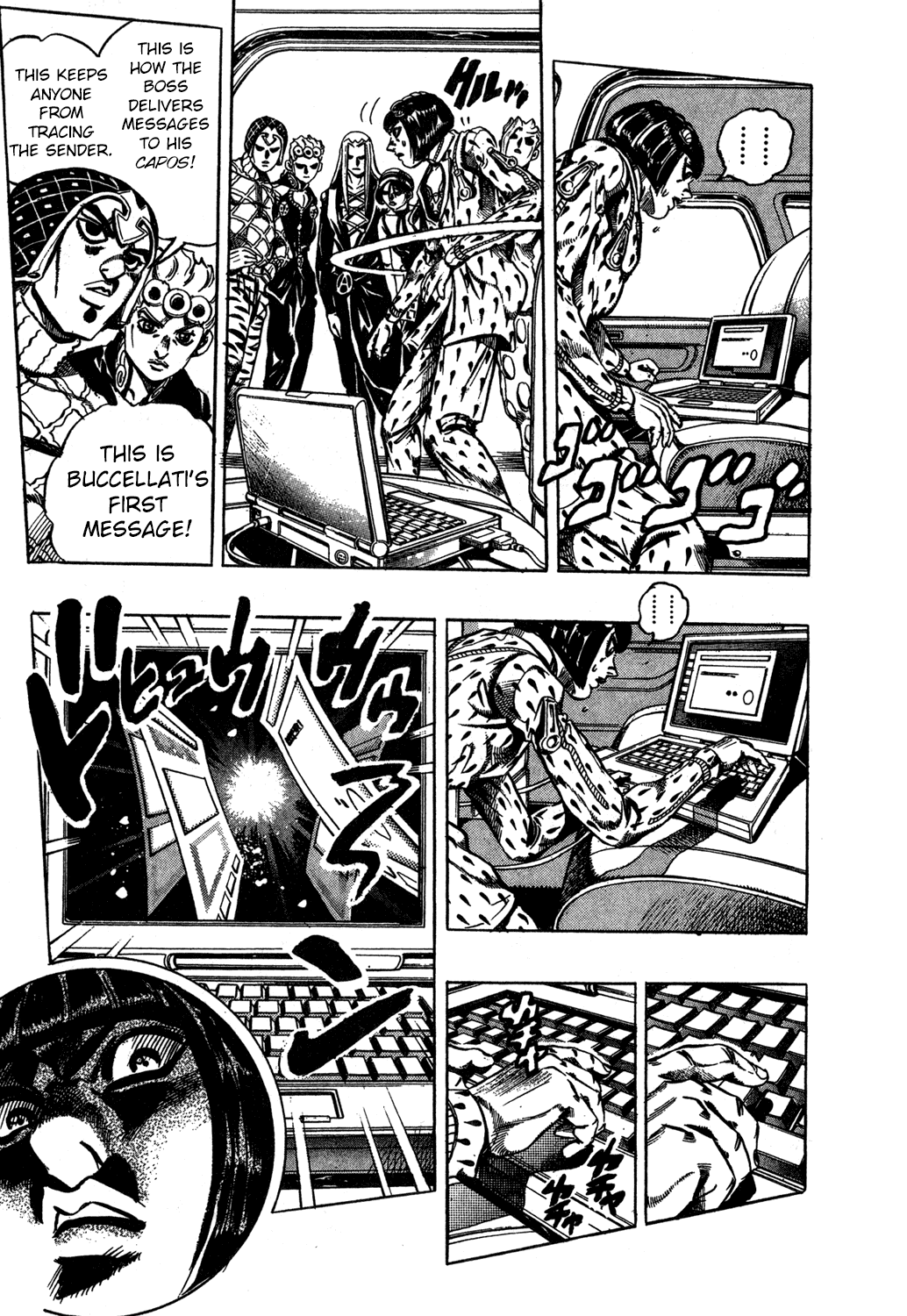 Jojo's Bizarre Adventure Part 5 - Vento Aureo - Vol.5 Chapter 39: Second Order From The Boss: Retrieve The Key!