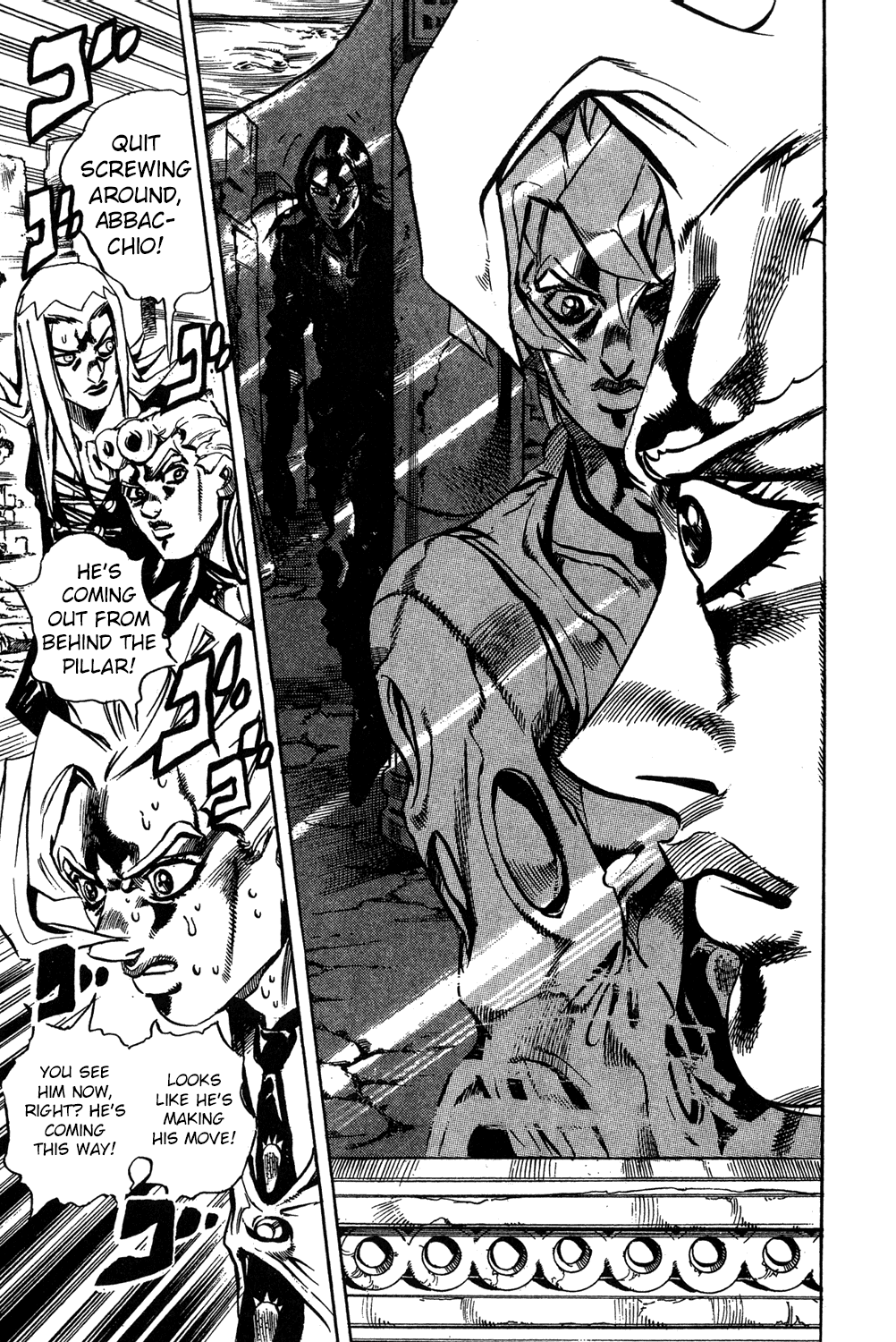 Jojo's Bizarre Adventure Part 5 - Vento Aureo - Vol.5 Chapter 39: Second Order From The Boss: Retrieve The Key!