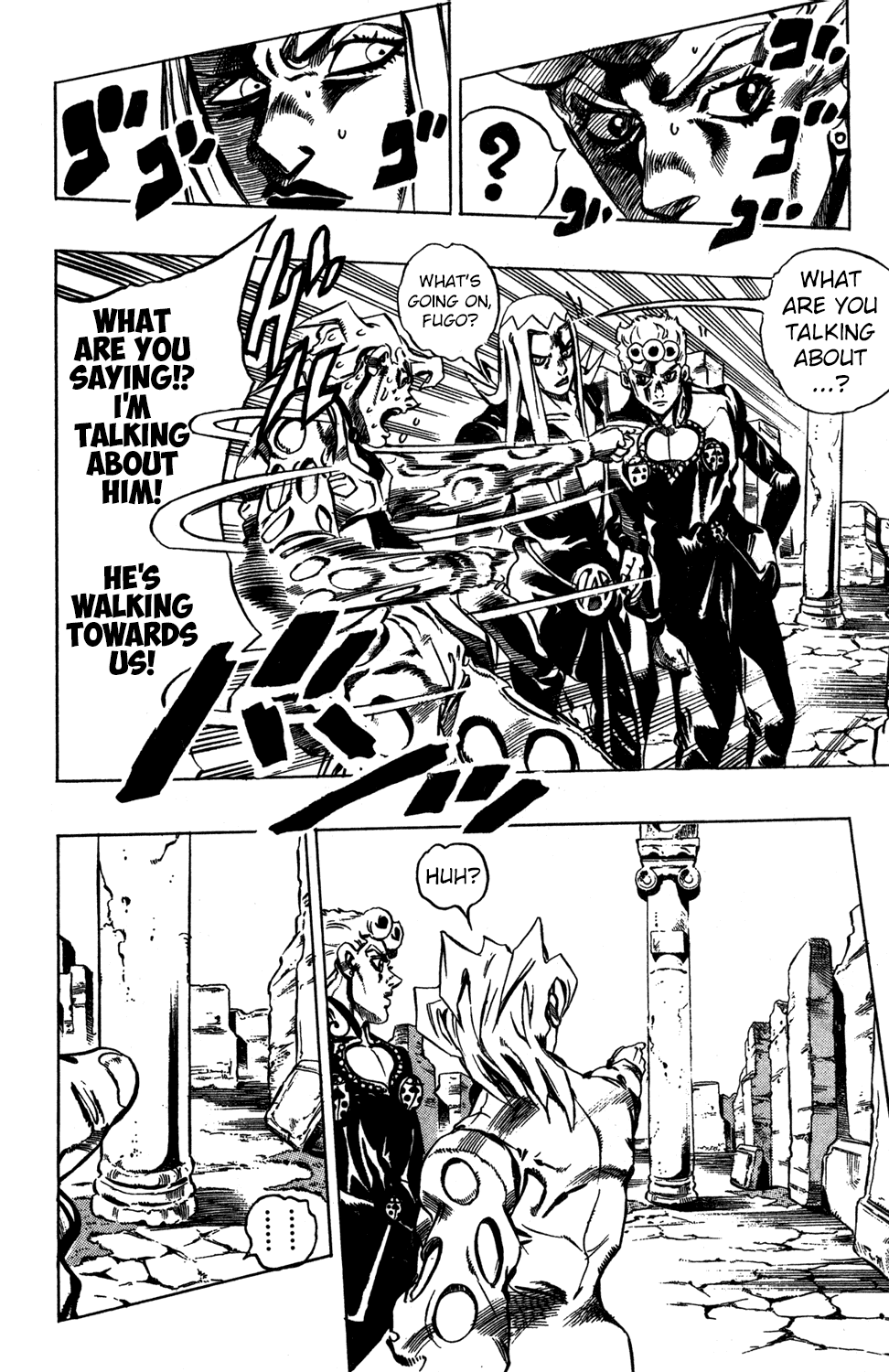 Jojo's Bizarre Adventure Part 5 - Vento Aureo - Vol.5 Chapter 39: Second Order From The Boss: Retrieve The Key!