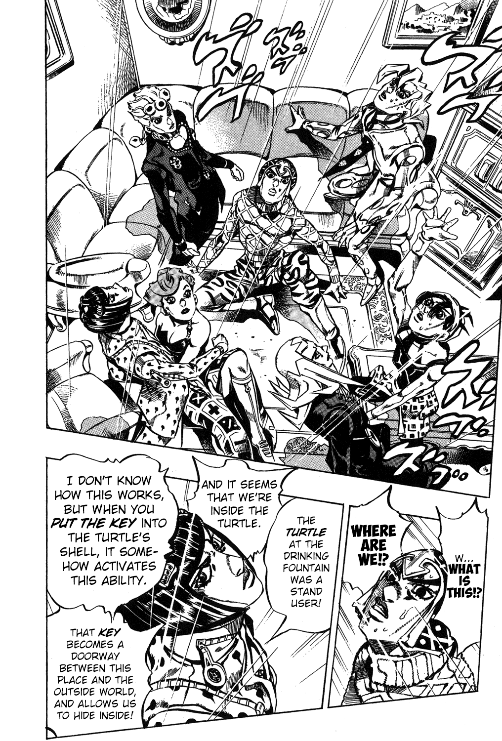 Jojo's Bizarre Adventure Part 5 - Vento Aureo - Vol.6 Chapter 48: The Firenze-Bound Super Express Part 2