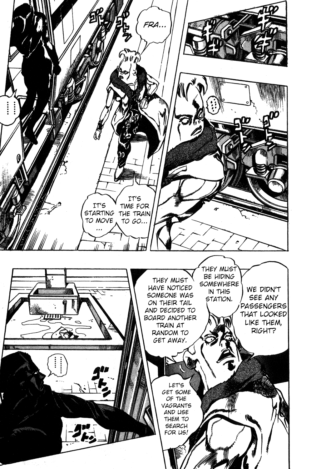 Jojo's Bizarre Adventure Part 5 - Vento Aureo - Vol.6 Chapter 48: The Firenze-Bound Super Express Part 2