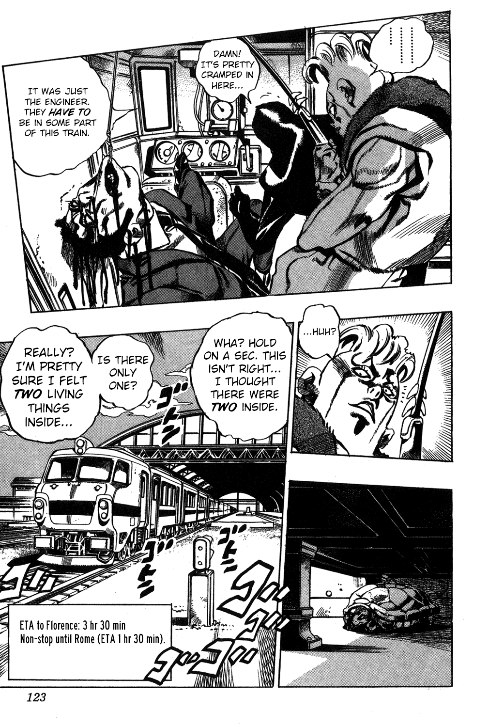 Jojo's Bizarre Adventure Part 5 - Vento Aureo - Vol.6 Chapter 48: The Firenze-Bound Super Express Part 2