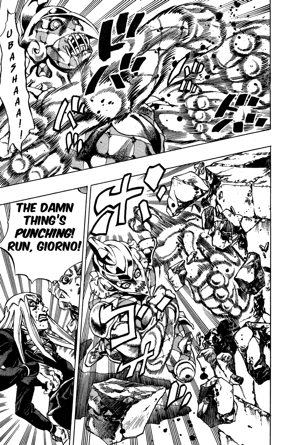 Jojo's Bizarre Adventure Part 5 - Vento Aureo - Vol.5 Chapter 41: Man In The Mirror And Purple Haze Part 2