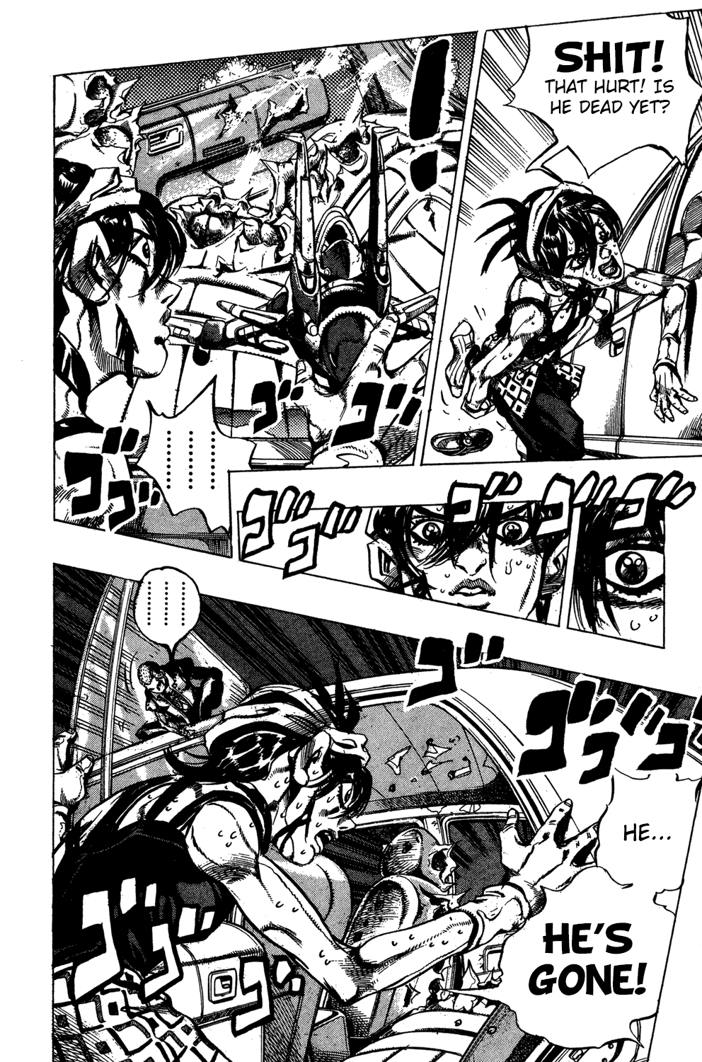 Jojo's Bizarre Adventure Part 5 - Vento Aureo - Vol.4 Chapter 32: Narancia's Aerosmith Part 2