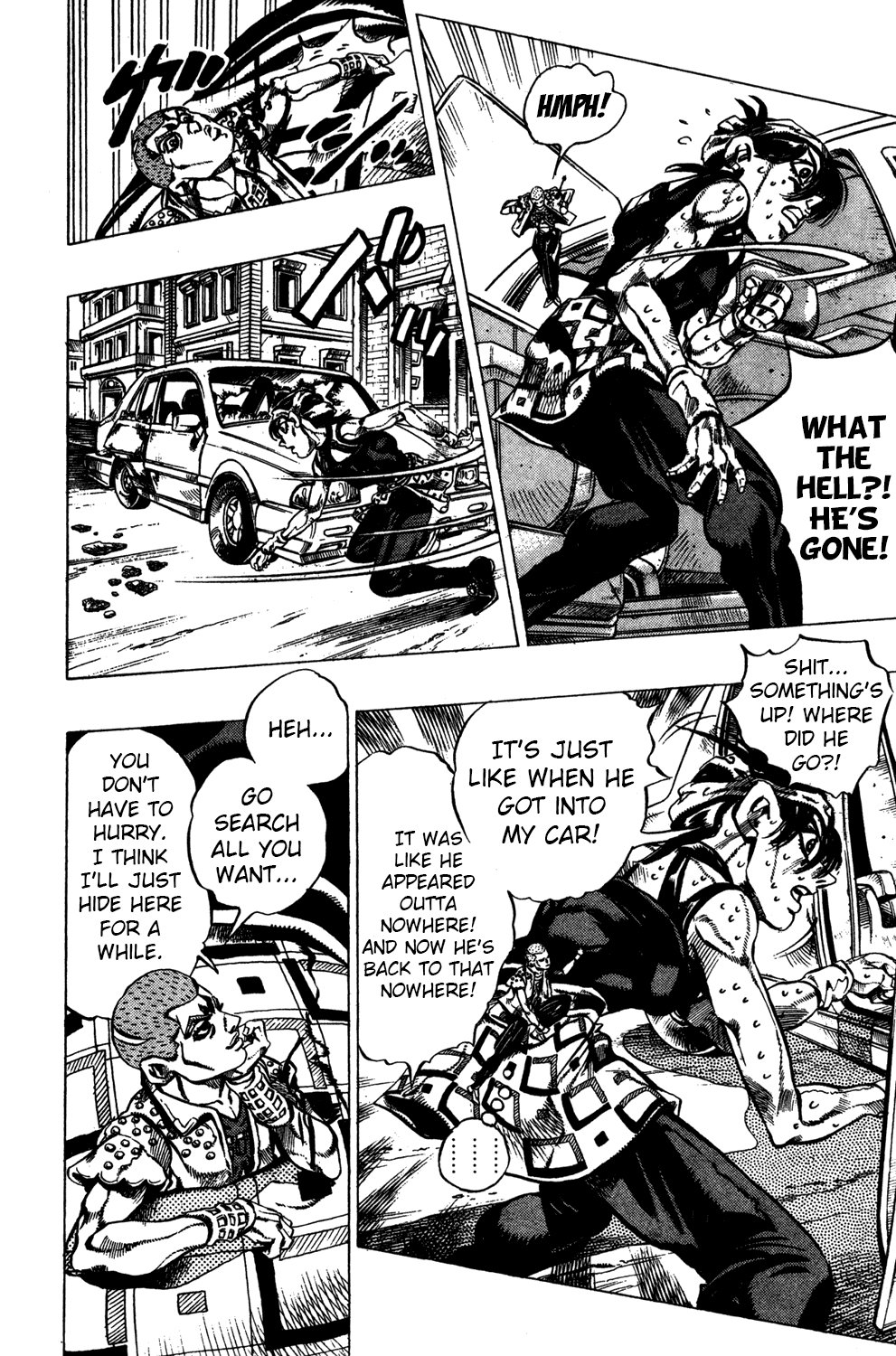 Jojo's Bizarre Adventure Part 5 - Vento Aureo - Vol.4 Chapter 32: Narancia's Aerosmith Part 2