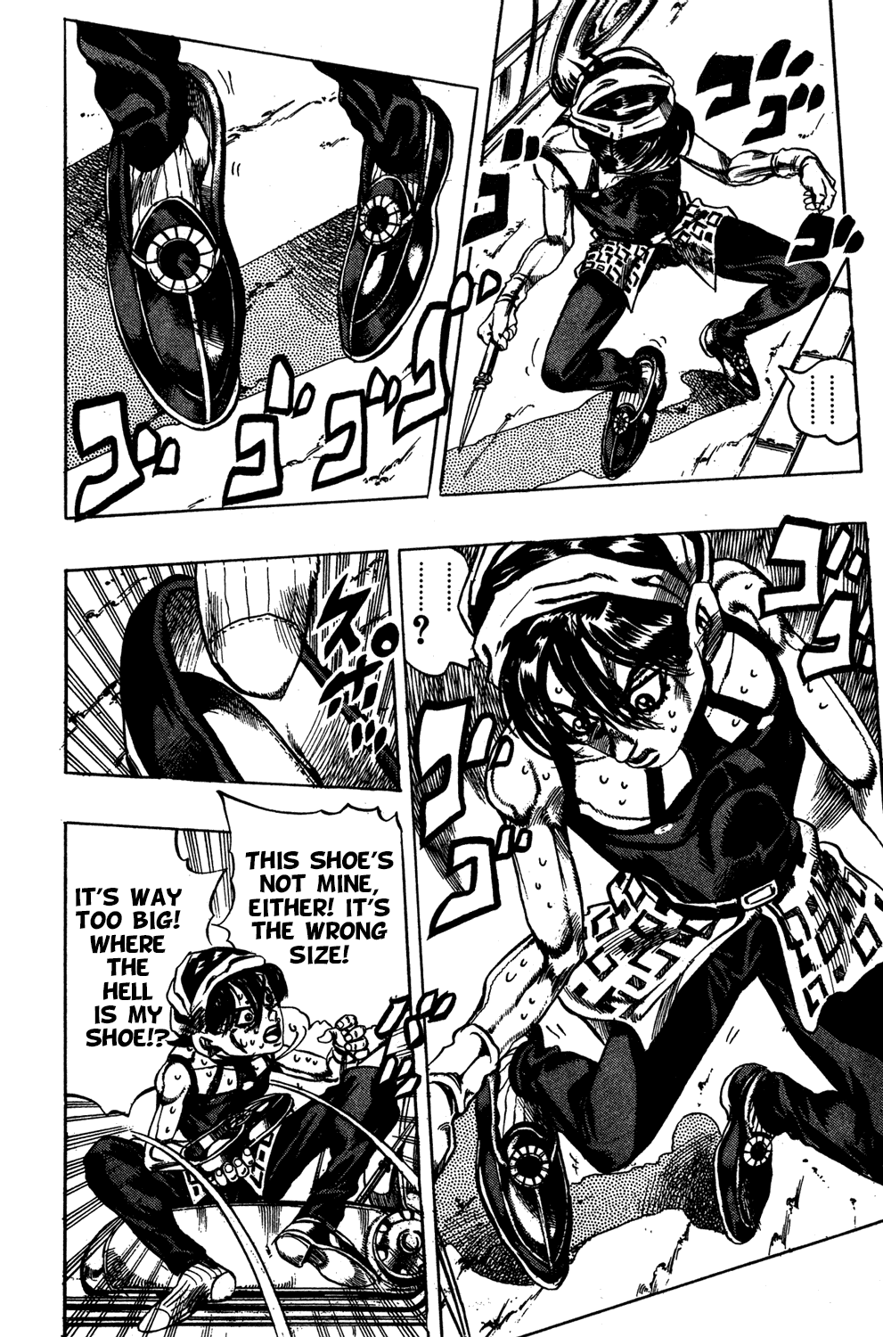 Jojo's Bizarre Adventure Part 5 - Vento Aureo - Vol.4 Chapter 32: Narancia's Aerosmith Part 2