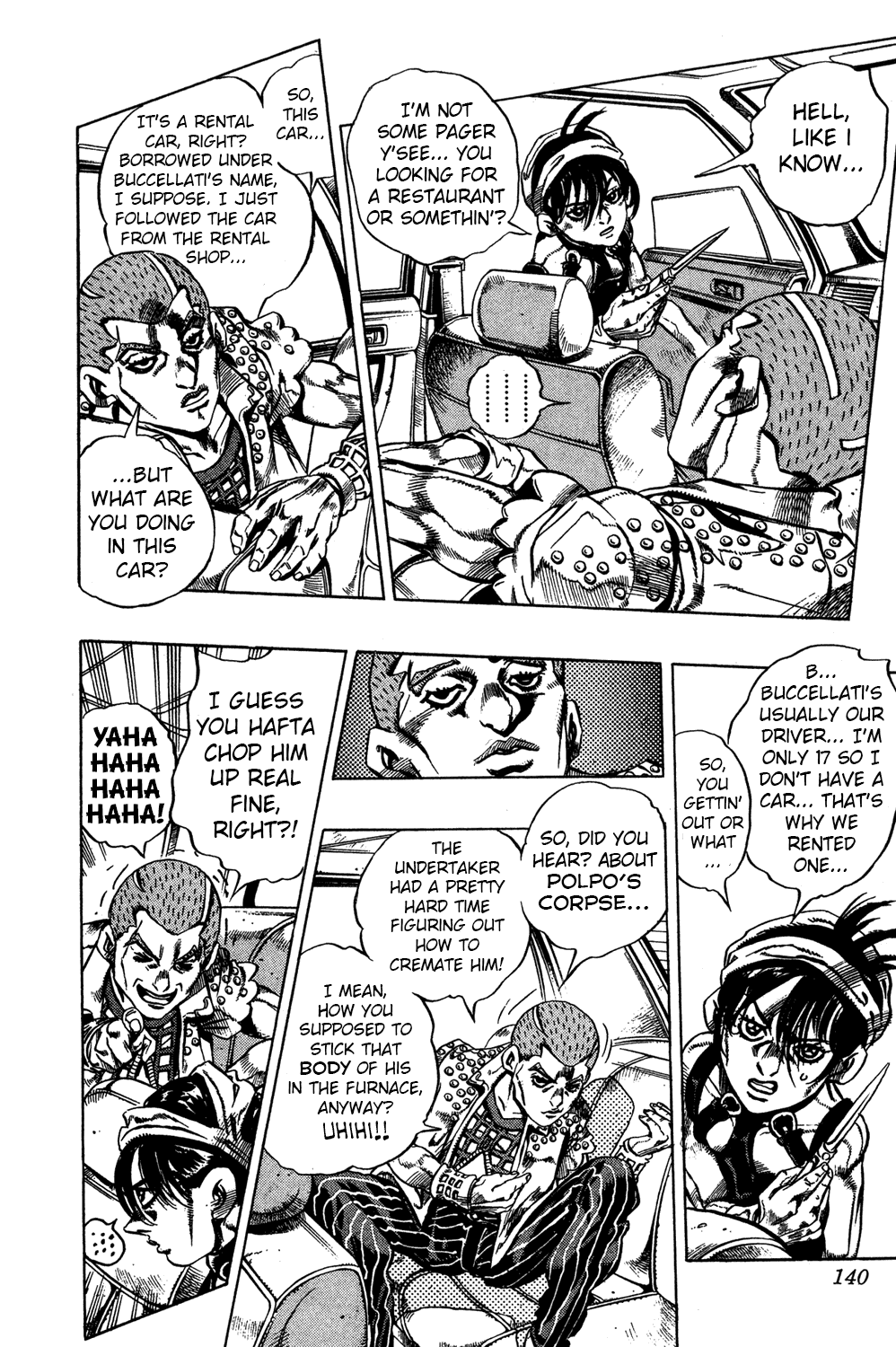 Jojo's Bizarre Adventure Part 5 - Vento Aureo - Vol.4 Chapter 31: Narancia's Aerosmith Part 1