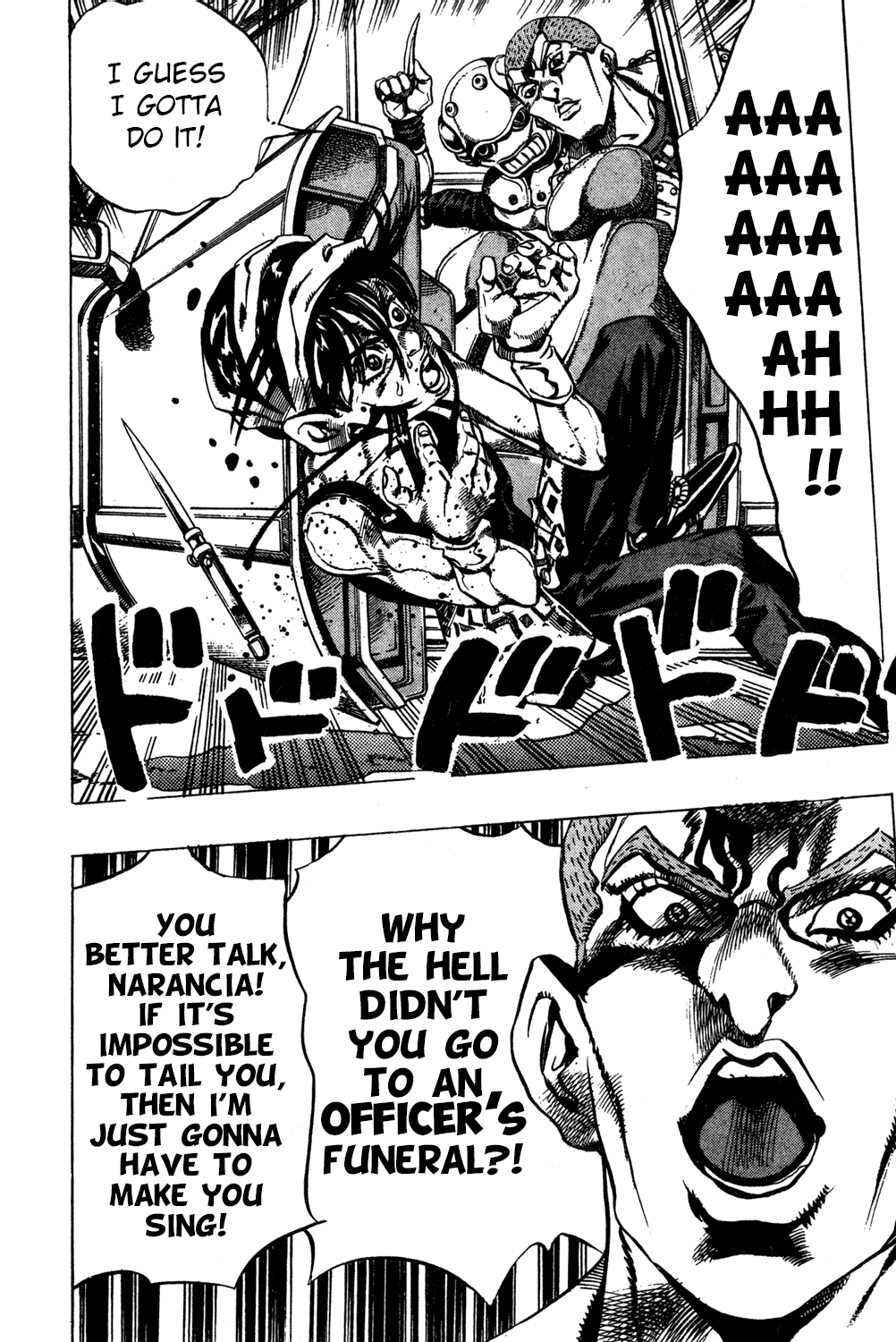 Jojo's Bizarre Adventure Part 5 - Vento Aureo - Vol.4 Chapter 31: Narancia's Aerosmith Part 1