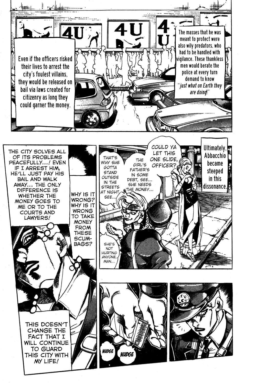 Jojo's Bizarre Adventure Part 5 - Vento Aureo - Vol.6 Chapter 45: Man In The Mirror And Purple Haze Part 6