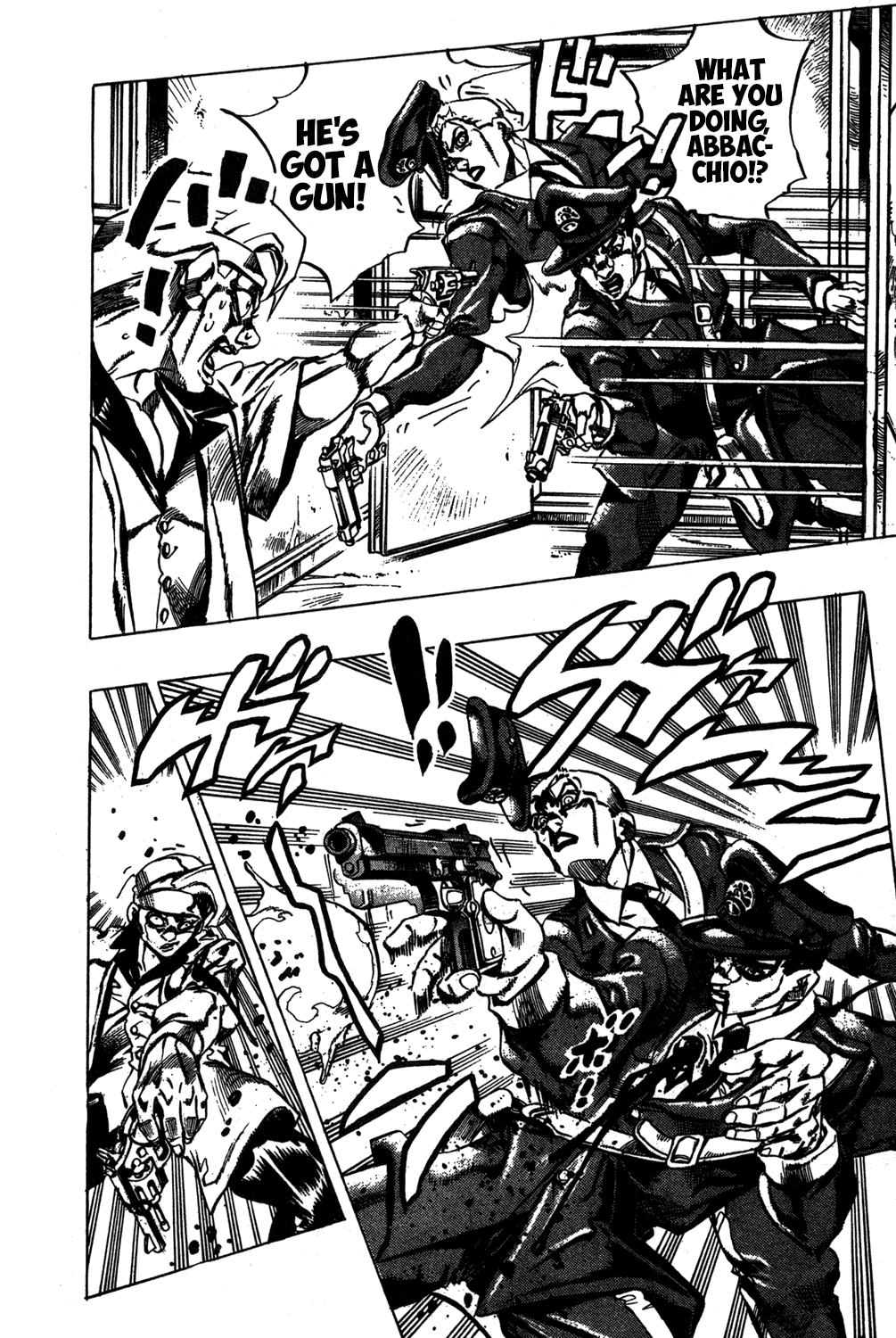 Jojo's Bizarre Adventure Part 5 - Vento Aureo - Vol.6 Chapter 45: Man In The Mirror And Purple Haze Part 6