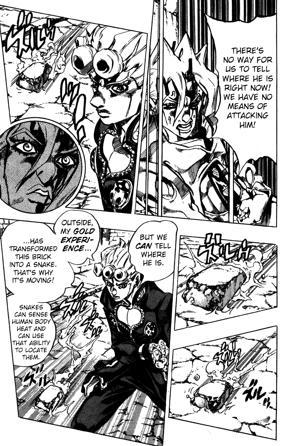 Jojo's Bizarre Adventure Part 5 - Vento Aureo - Vol.6 Chapter 45: Man In The Mirror And Purple Haze Part 6