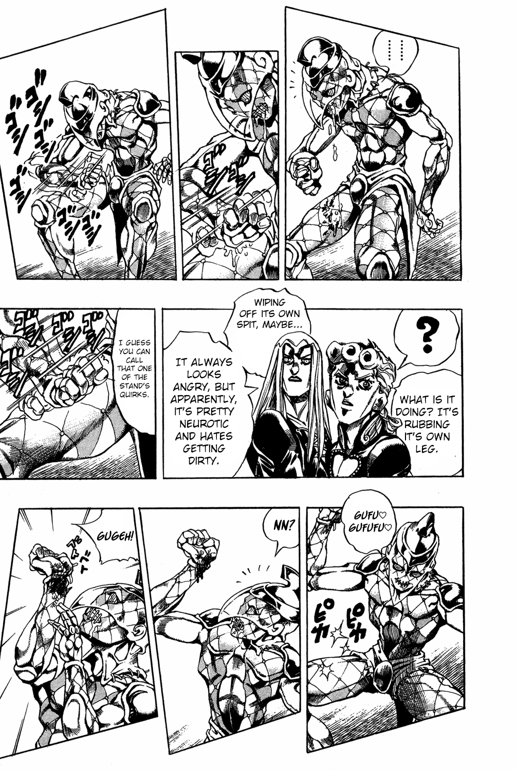 Jojo's Bizarre Adventure Part 5 - Vento Aureo - Vol.5 Chapter 42: Man In The Mirror And Purple Haze Part 3