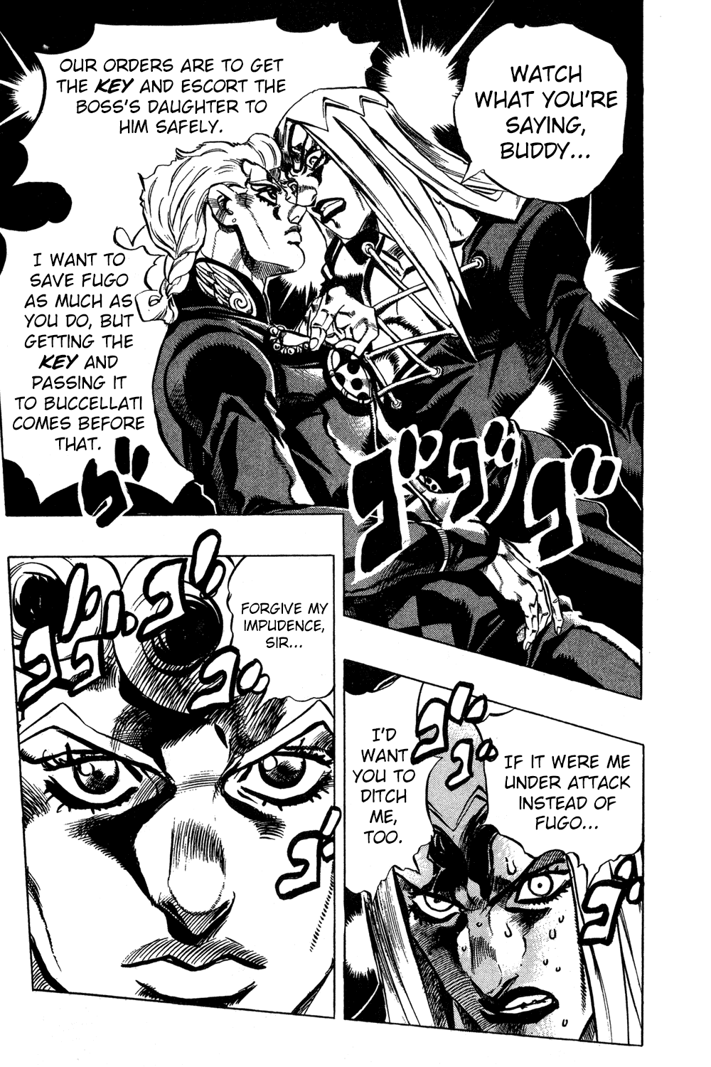 Jojo's Bizarre Adventure Part 5 - Vento Aureo - Vol.5 Chapter 42: Man In The Mirror And Purple Haze Part 3