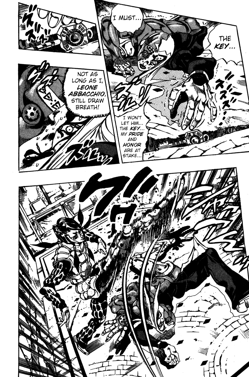 Jojo's Bizarre Adventure Part 5 - Vento Aureo - Vol.6 Chapter 44: Man In The Mirror And Purple Haze Part 5