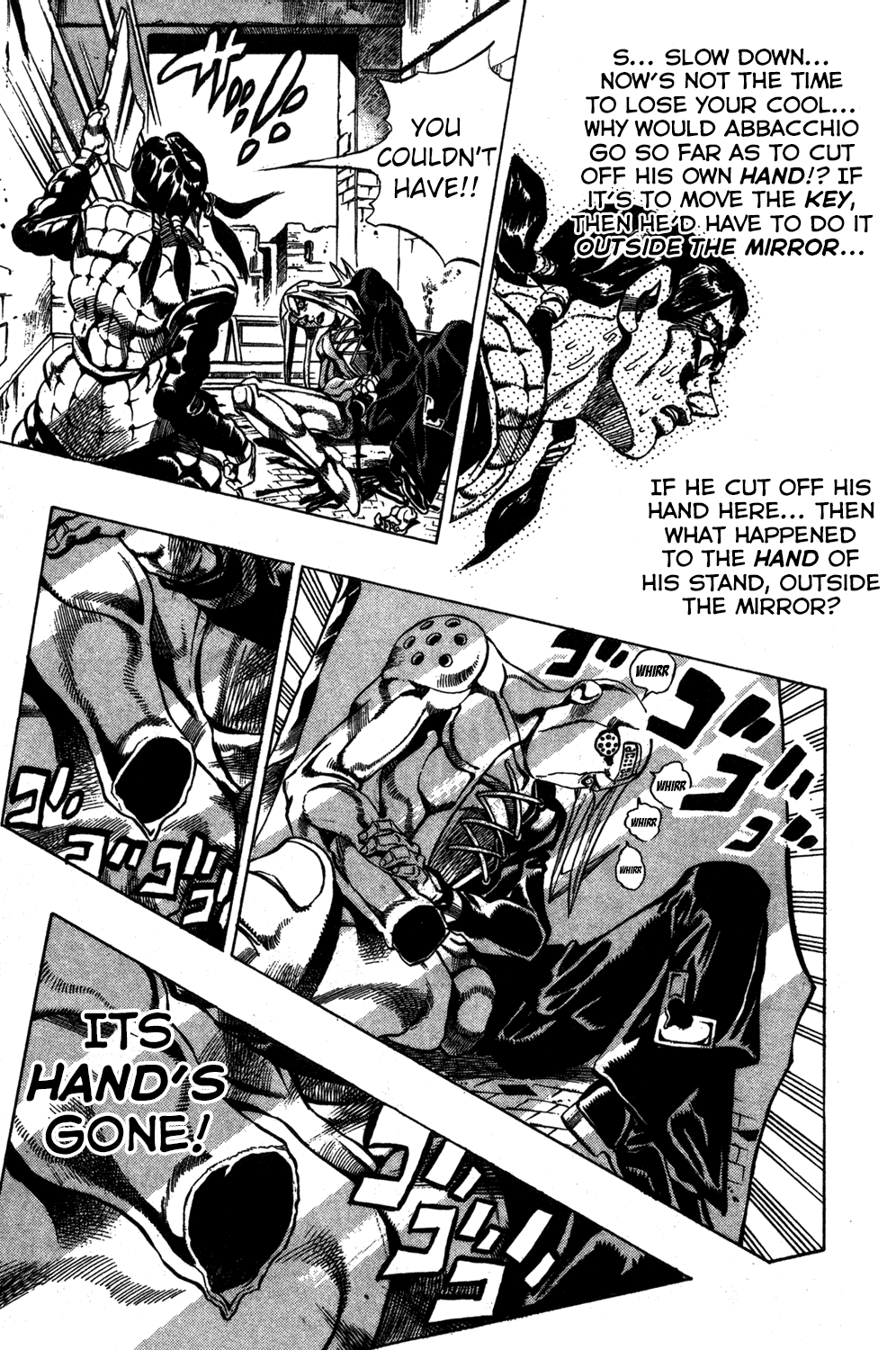 Jojo's Bizarre Adventure Part 5 - Vento Aureo - Vol.6 Chapter 44: Man In The Mirror And Purple Haze Part 5