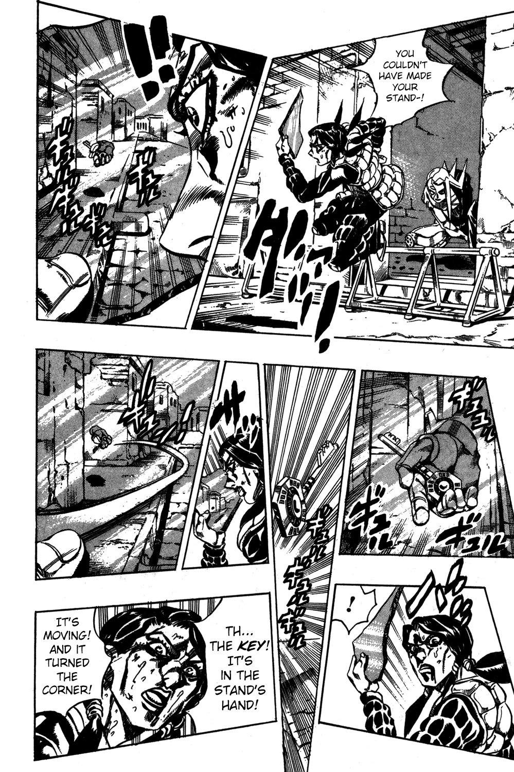 Jojo's Bizarre Adventure Part 5 - Vento Aureo - Vol.6 Chapter 44: Man In The Mirror And Purple Haze Part 5