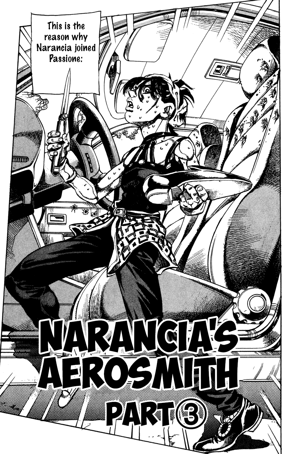 Jojo's Bizarre Adventure Part 5 - Vento Aureo - Vol.4 Chapter 33: Narancia's Aerosmith Part 3