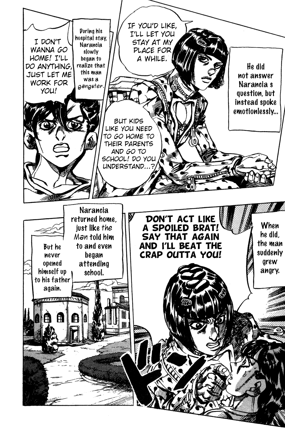 Jojo's Bizarre Adventure Part 5 - Vento Aureo - Vol.4 Chapter 33: Narancia's Aerosmith Part 3