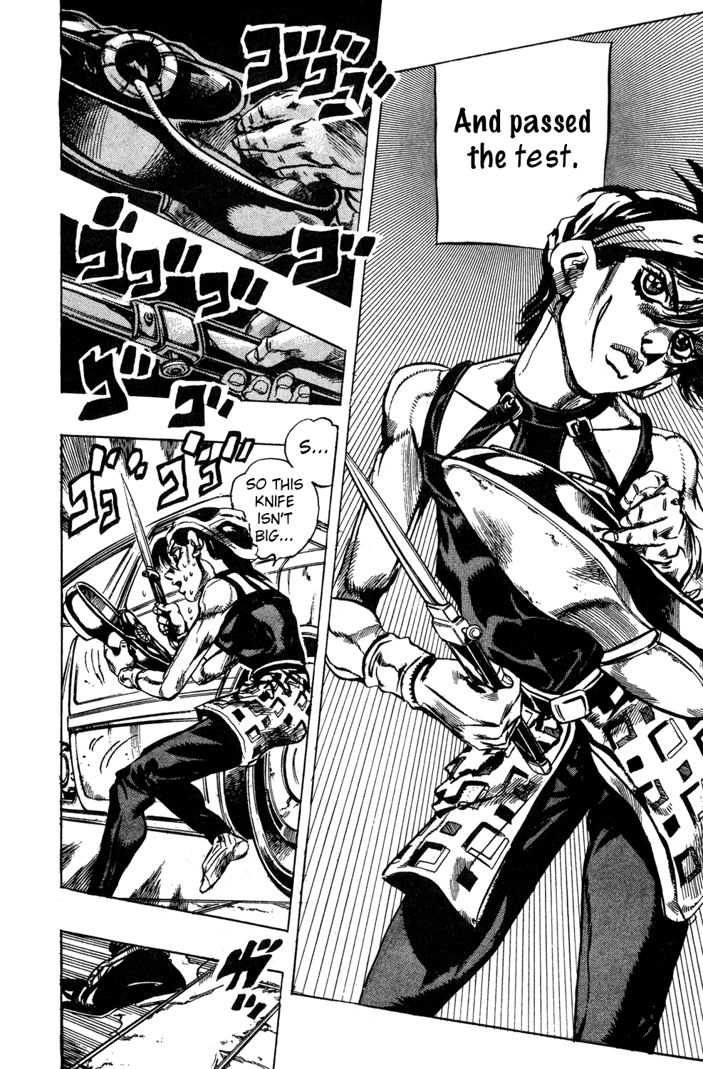 Jojo's Bizarre Adventure Part 5 - Vento Aureo - Vol.4 Chapter 33: Narancia's Aerosmith Part 3