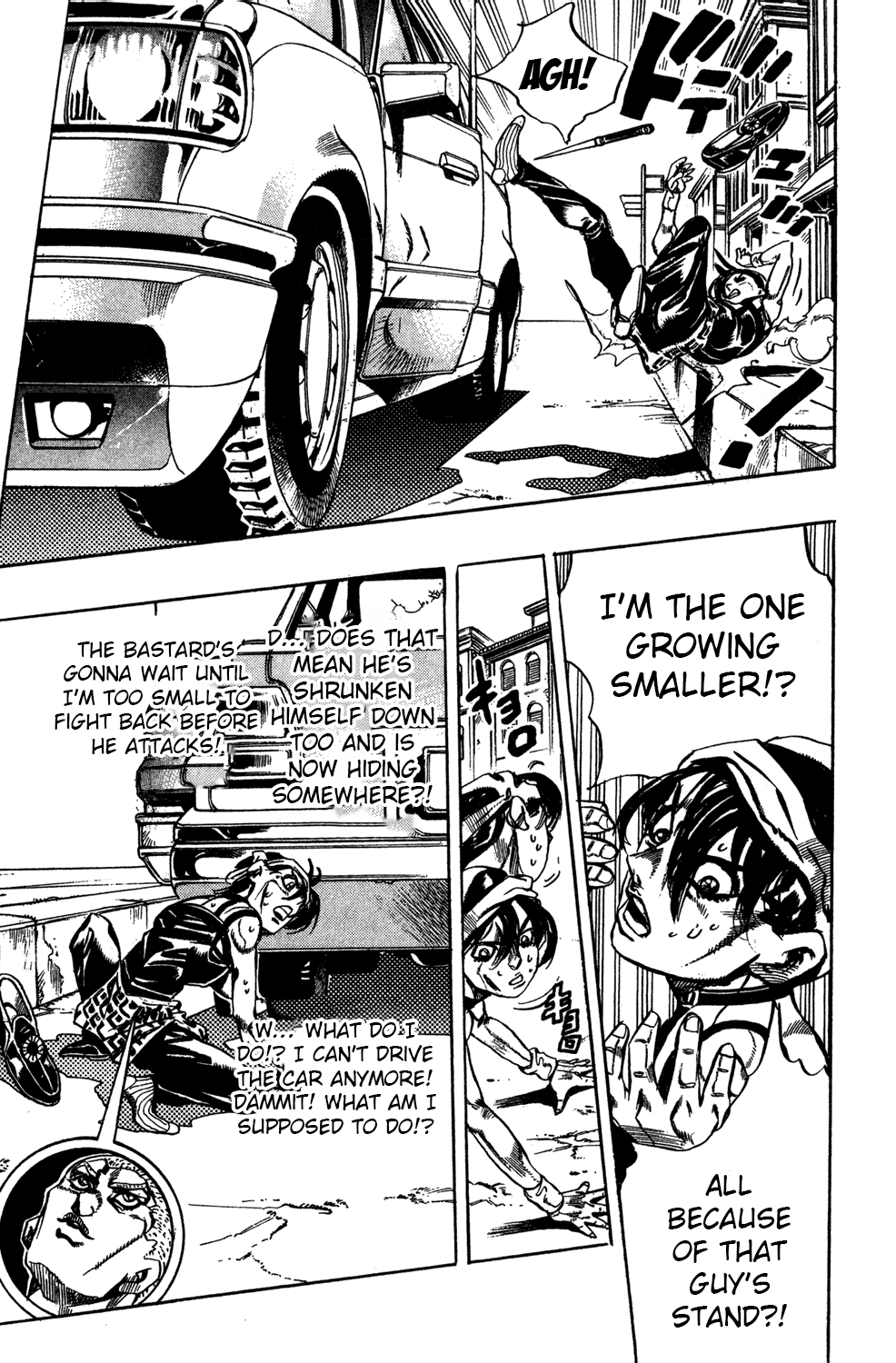 Jojo's Bizarre Adventure Part 5 - Vento Aureo - Vol.4 Chapter 33: Narancia's Aerosmith Part 3