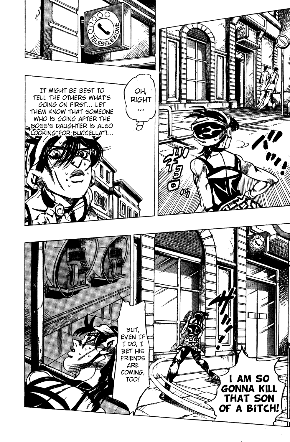 Jojo's Bizarre Adventure Part 5 - Vento Aureo - Vol.4 Chapter 33: Narancia's Aerosmith Part 3