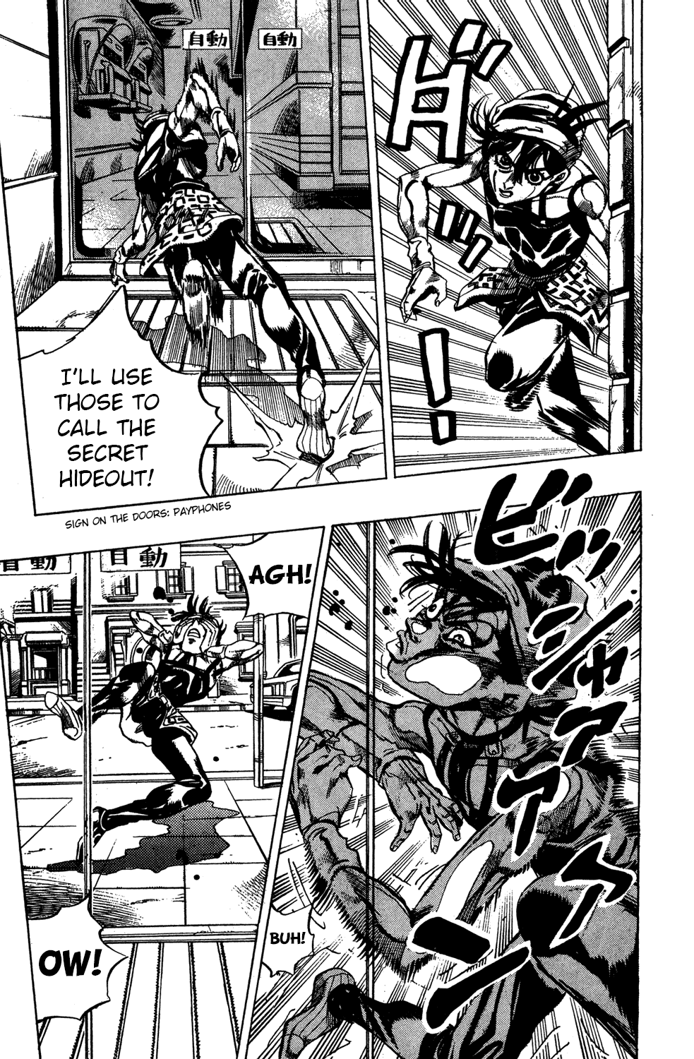 Jojo's Bizarre Adventure Part 5 - Vento Aureo - Vol.4 Chapter 33: Narancia's Aerosmith Part 3