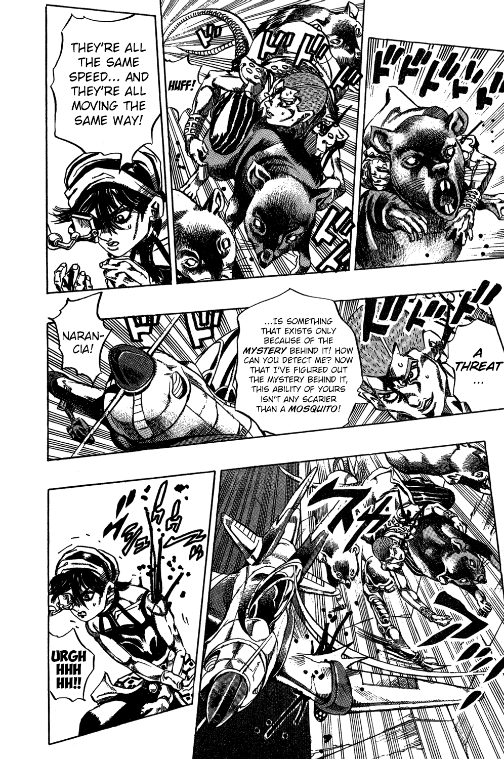 Jojo's Bizarre Adventure Part 5 - Vento Aureo - Vol.5 Chapter 35: Narancia's Aerosmith Part 5