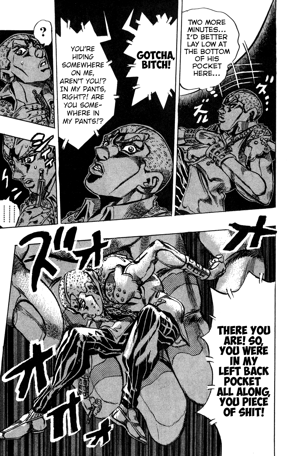 Jojo's Bizarre Adventure Part 5 - Vento Aureo - Vol.5 Chapter 34: Narancia's Aerosmith Part 4