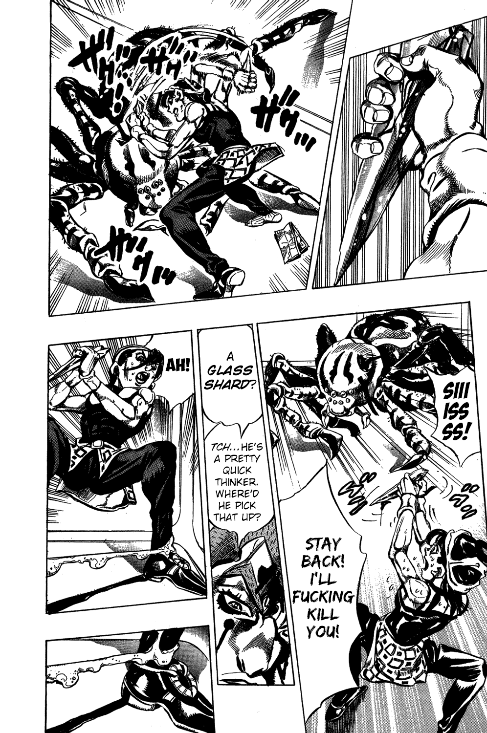 Jojo's Bizarre Adventure Part 5 - Vento Aureo - Vol.5 Chapter 37: Narancia's Aerosmith Part 7