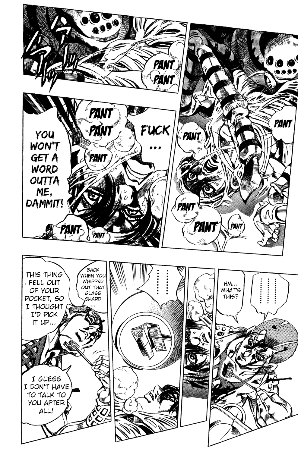 Jojo's Bizarre Adventure Part 5 - Vento Aureo - Vol.5 Chapter 37: Narancia's Aerosmith Part 7