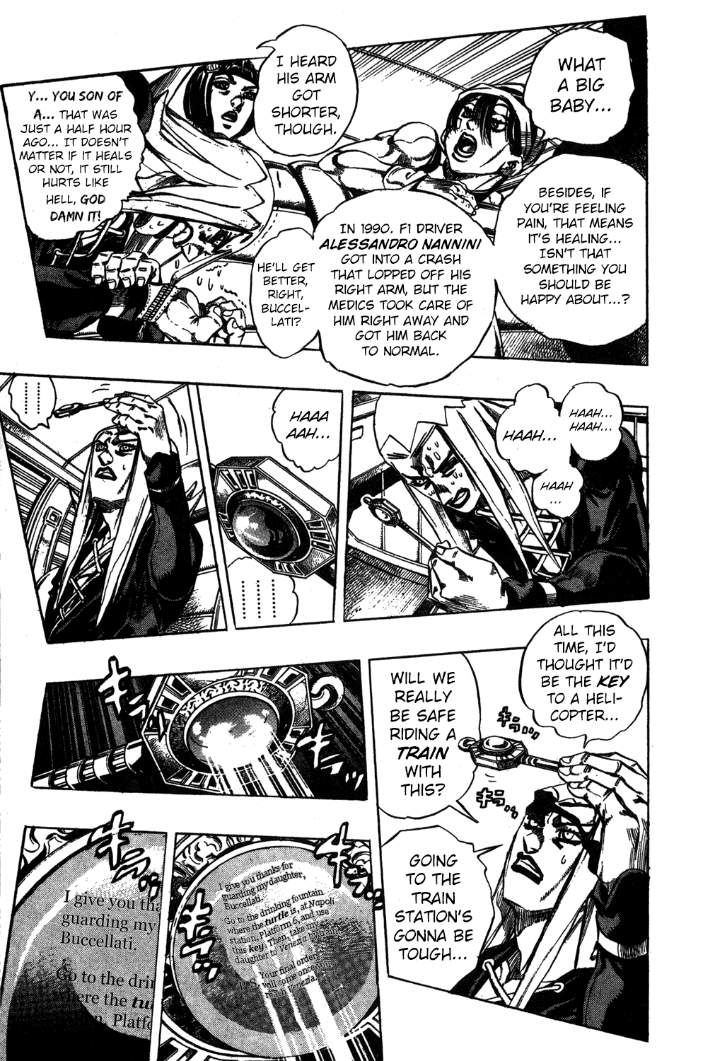 Jojo's Bizarre Adventure Part 5 - Vento Aureo - Vol.6 Chapter 47: The Firenze-Bound Super Express Part 1