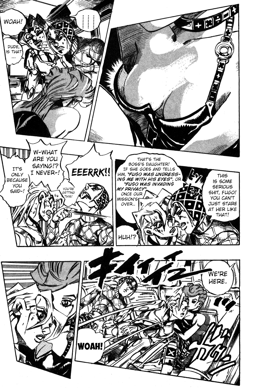 Jojo's Bizarre Adventure Part 5 - Vento Aureo - Vol.6 Chapter 47: The Firenze-Bound Super Express Part 1