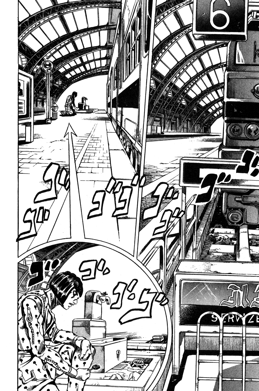 Jojo's Bizarre Adventure Part 5 - Vento Aureo - Vol.6 Chapter 47: The Firenze-Bound Super Express Part 1