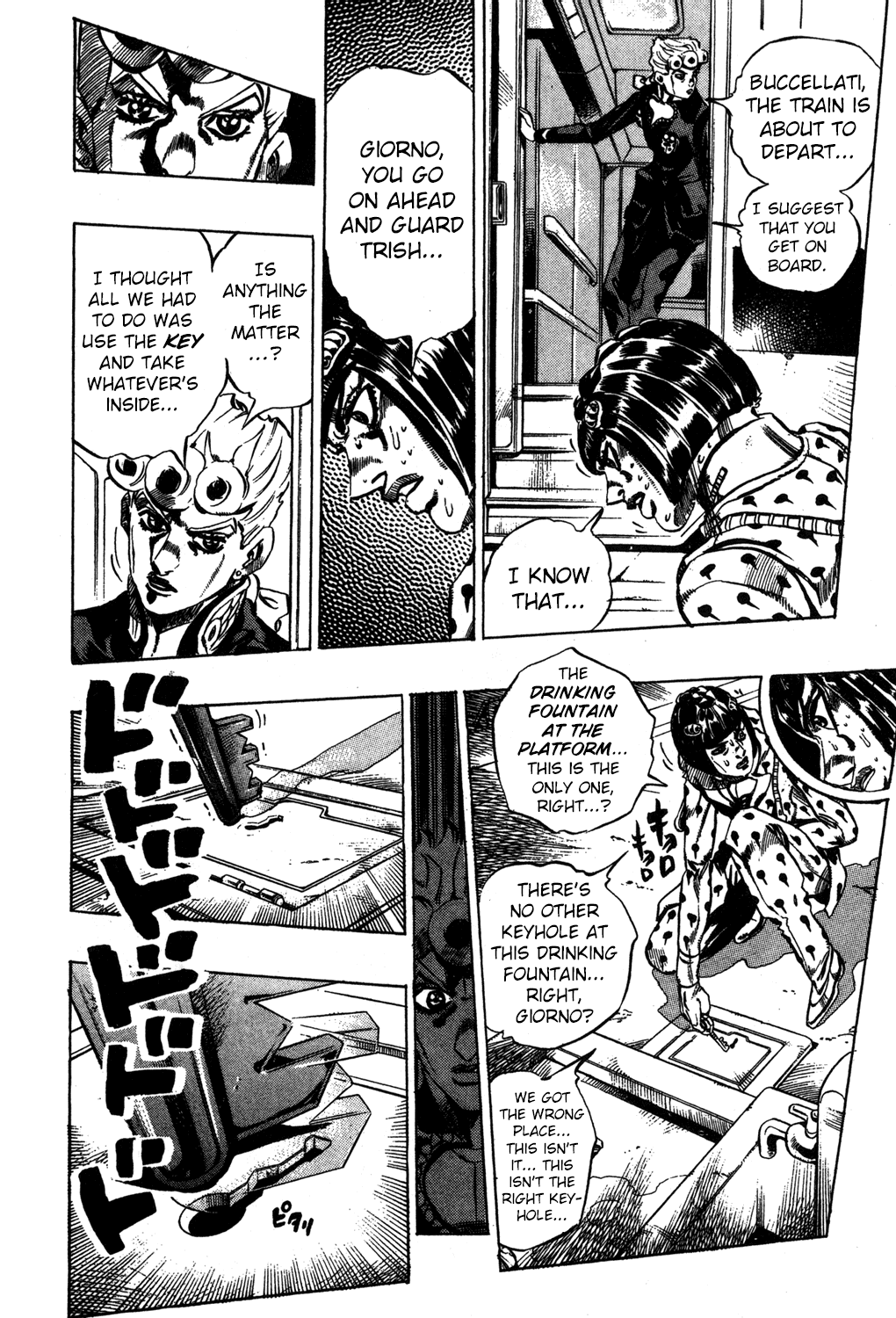 Jojo's Bizarre Adventure Part 5 - Vento Aureo - Vol.6 Chapter 47: The Firenze-Bound Super Express Part 1