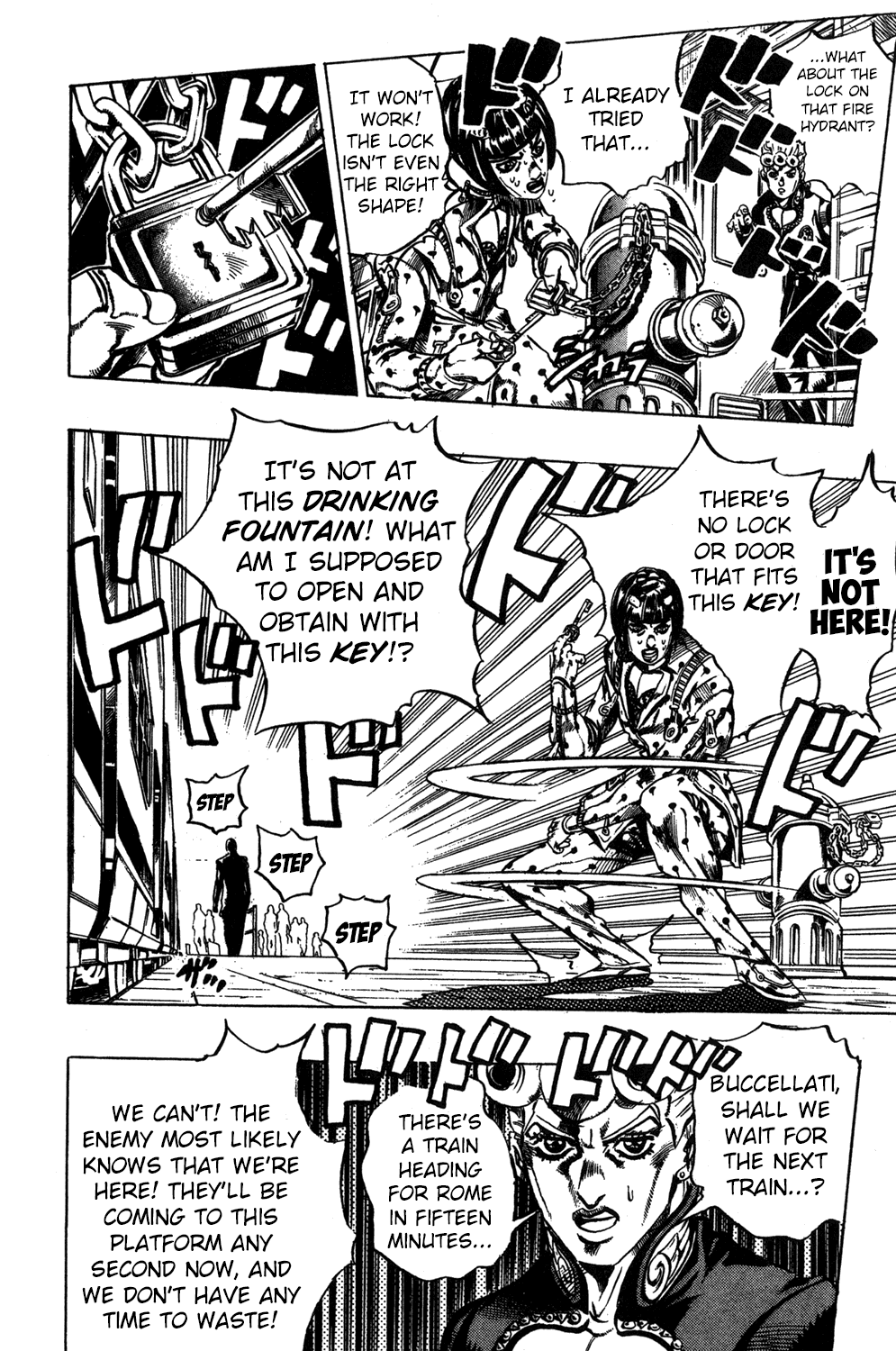 Jojo's Bizarre Adventure Part 5 - Vento Aureo - Vol.6 Chapter 47: The Firenze-Bound Super Express Part 1