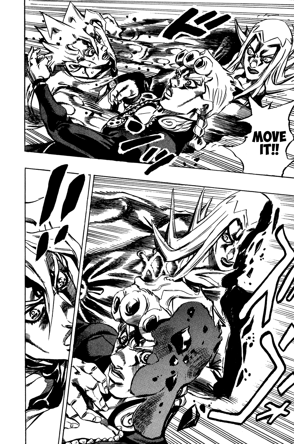 Jojo's Bizarre Adventure Part 5 - Vento Aureo - Vol.5 Chapter 40: Man In The Mirror And Purple Haze Part 1