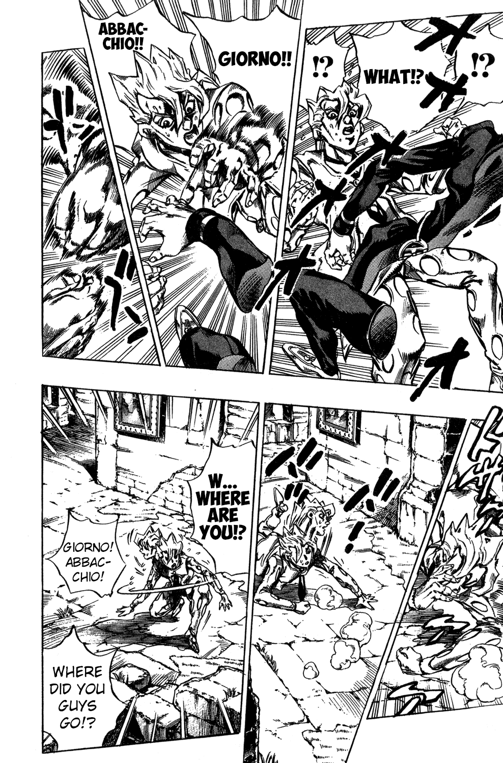 Jojo's Bizarre Adventure Part 5 - Vento Aureo - Vol.5 Chapter 40: Man In The Mirror And Purple Haze Part 1