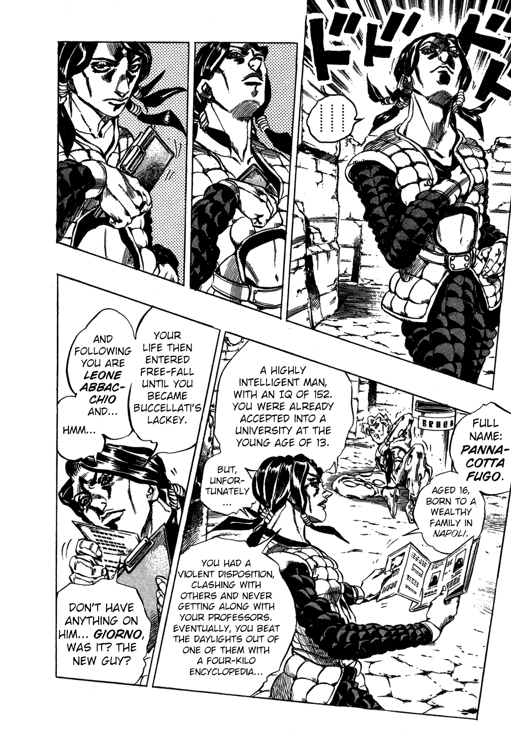 Jojo's Bizarre Adventure Part 5 - Vento Aureo - Vol.5 Chapter 40: Man In The Mirror And Purple Haze Part 1